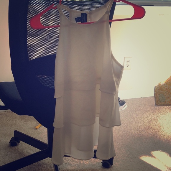 Ambiance flowy white blouse - Picture 1 of 2